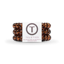 Load image into Gallery viewer, Teleties Tortoise Spiral Hair Ties (Large)