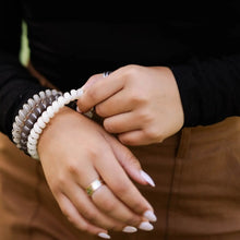 Load image into Gallery viewer, Teleties Toasted Spiral Hair Ties (Large)