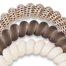 Load image into Gallery viewer, Teleties Toasted Spiral Hair Ties (Large)