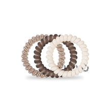 Load image into Gallery viewer, Teleties Toasted Spiral Hair Ties (Large)