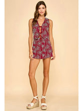Load image into Gallery viewer, Crimson Embroidered Vest &amp; Skort Set
