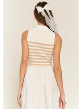 Load image into Gallery viewer, (PREORDER) Beige Stripe Knit Maxi Dress
