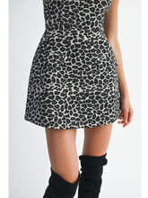 Load image into Gallery viewer, Leopard Jacquard Mini Dress
