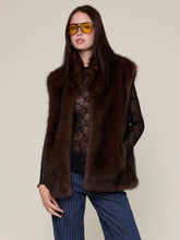 Load image into Gallery viewer, Pecan Faux Fur Vest
