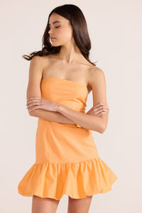 MinkPink Orange Charlotte Mini Dress