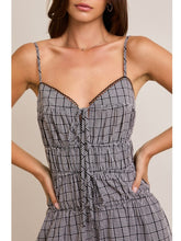 Load image into Gallery viewer, Black &amp; White Gingham Dress
