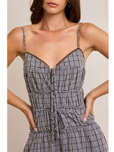 Black & White Gingham Dress