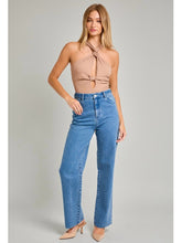 Load image into Gallery viewer, Mocha Knot Halter Neck Bodysuit
