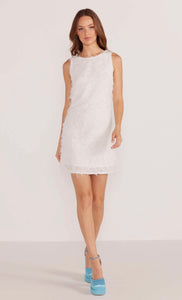 MinkPink Ivory Yuki Shift Dress