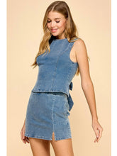 Load image into Gallery viewer, Denim Open Back Set
