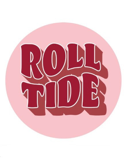 Pink Roll Tide Gameday Button