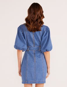 MinkPink Denim Peyton Dress