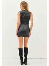 Load image into Gallery viewer, Black Matte Foil Dress
