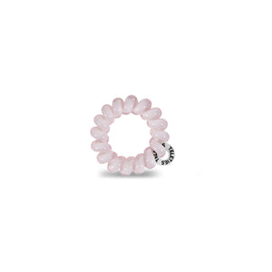 Teleties Rose Water Pink Spiral Hair Ties (Tiny)