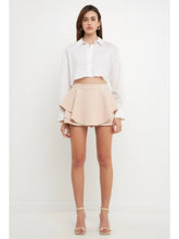 Load image into Gallery viewer, Beige Ruffle Skort
