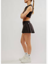 Load image into Gallery viewer, Free People Movement Black Hot Shot Skort Set
