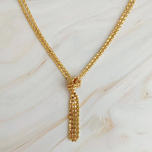 Load image into Gallery viewer, Gold Y Drop Chain Necklace
