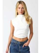Load image into Gallery viewer, Ivory Sarah Mock Neck Top
