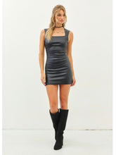 Load image into Gallery viewer, Black Matte Foil Dress
