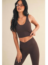 Load image into Gallery viewer, Chocolate Cropped Tank
