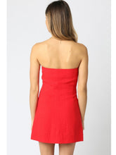 Load image into Gallery viewer, Red Linen Giselle Dress
