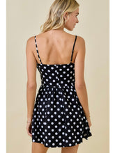 Load image into Gallery viewer, Black Polka Dot Dress
