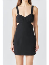 Load image into Gallery viewer, Black Cutout Dress
