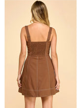 Load image into Gallery viewer, Mocha Zip Front Dress
