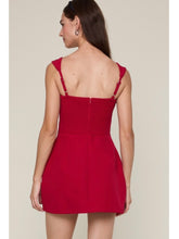 Load image into Gallery viewer, Cherry Cola Square Neck Dress
