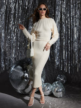 Load image into Gallery viewer, MinkPink Winter White Layla Ribbed Sweater
