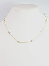 Load image into Gallery viewer, Gold Waterloo CZ Necklace

