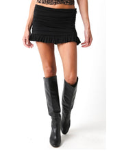 Load image into Gallery viewer, Black Gabrielle Mini Skort
