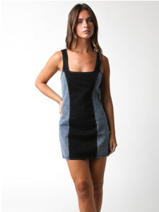 Denim & Black Dakota Dress