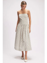 Load image into Gallery viewer, White Polka Dot Midi Dress
