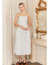 Load image into Gallery viewer, White Polka Dot Midi Dress
