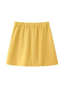 Mustard Floral Applique Set