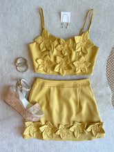 Load image into Gallery viewer, Mustard Floral Applique Set
