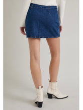 Load image into Gallery viewer, Indigo Buckle Denim Skirt
