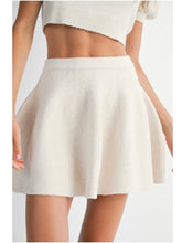Load image into Gallery viewer, Cream Puff Sleeve Top &amp; Mini Skirt Set
