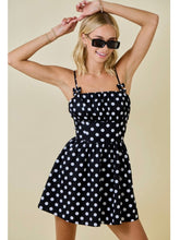 Load image into Gallery viewer, Black Polka Dot Dress
