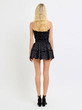 Load image into Gallery viewer, Black Polka Dot Smocked Dress
