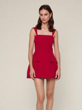 Load image into Gallery viewer, Cherry Cola Square Neck Dress
