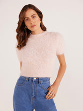 Load image into Gallery viewer, MinkPink Blush Millie Fluffy Knit Tee
