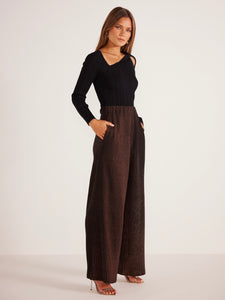 MinkPink Black Anikka Top
