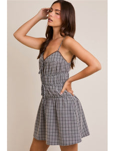 Black & White Gingham Dress