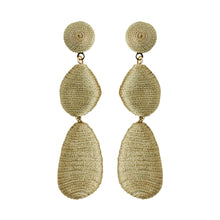 Load image into Gallery viewer, Gold Statement Drop Earrings
