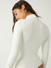 Load image into Gallery viewer, Free People Ivory Turtleneck Bodysuit
