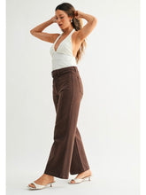 Load image into Gallery viewer, Chocolate Pocket Wide Leg Denim
