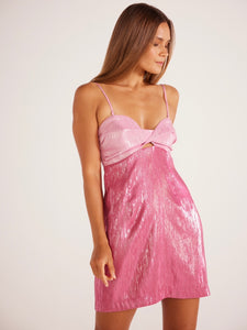 MinkPink Pink Vida Mini Dress