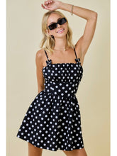 Load image into Gallery viewer, Black Polka Dot Dress
